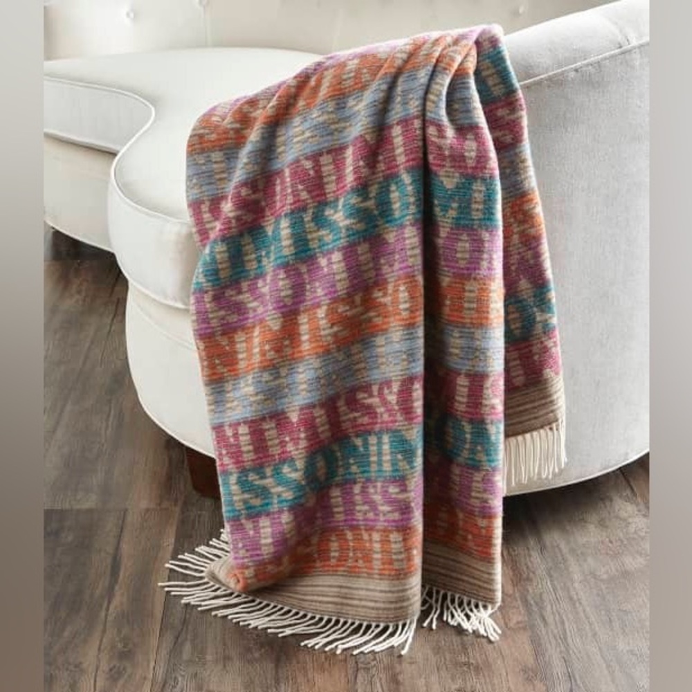 NWOT Missoni blanket wool throw designer new
